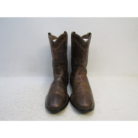 Ariat Womens Size 9.5 B Brown Leather Cowboy Western Boots - Picture 5 of 11